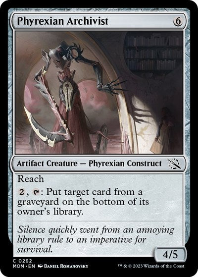 Phyrexian Archivist (March of the Machine) Light Play Foil