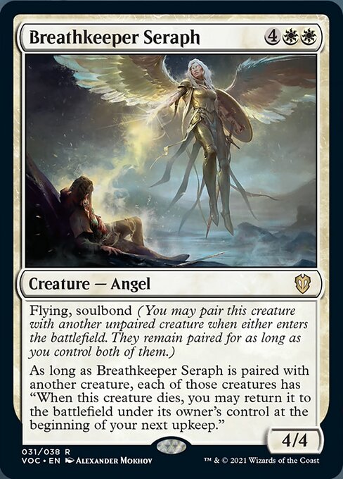 Breathkeeper Seraph (Commander 2021 Crimson Vow) Light Play