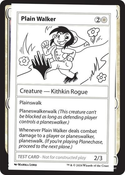 Plain Walker (Mystery Booster 2 Playtest Cards) Near Mint