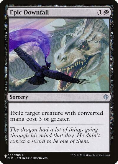 Epic Downfall (The List) Near Mint