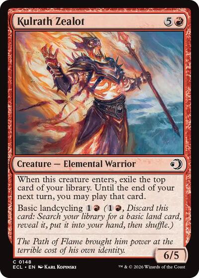 Kulrath Zealot (Lorwyn Eclipsed) Near Mint Foil