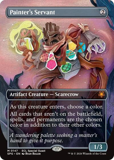 Painter's Servant (Borderless) (Special Guests) Near Mint