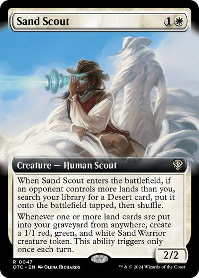 Sand Scout (Extended Art) (Commander: Outlaws of Thunder Junction) Near Mint