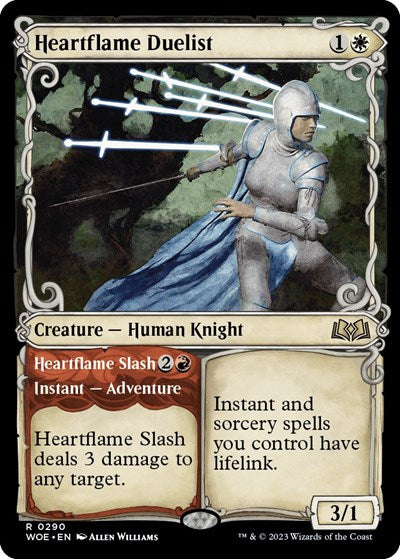 Heartflame Duelist (Showcase) (Wilds of Eldraine) Near Mint Foil