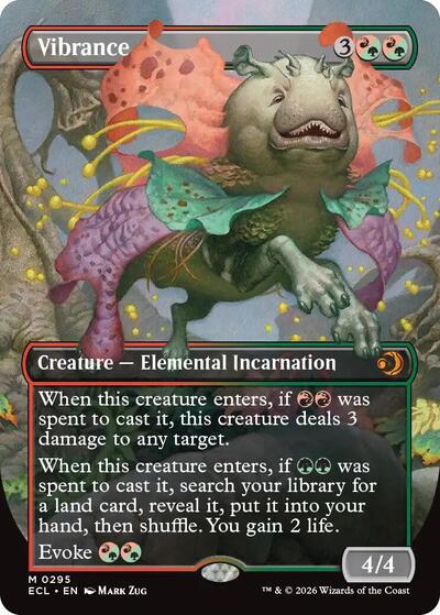 Vibrance (Borderless) (Lorwyn Eclipsed) Near Mint
