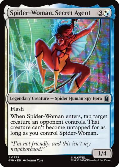 Spider-Woman, Secret Agent (Marvel Super Heroes) Near Mint Foil