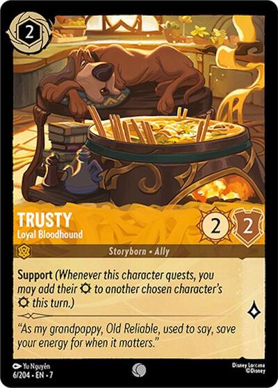 Trusty - Loyal Bloodhound (Archazia's Island) Near Mint