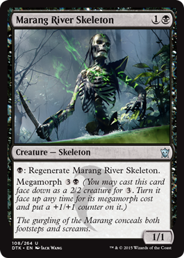 Marang River Skeleton (Dragons of Tarkir) Light Play Foil