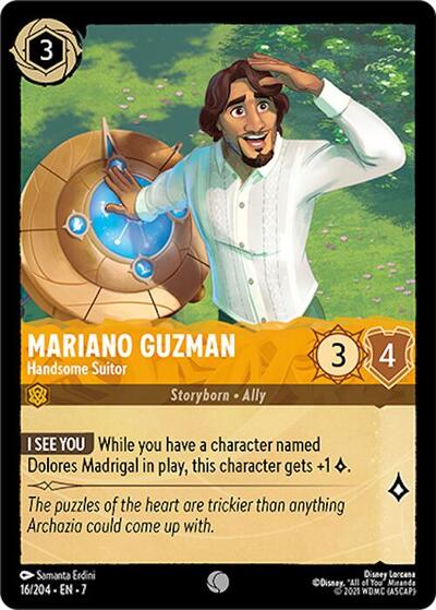 Mariano Guzman - Handsome Suitor (Archazia's Island) Near Mint