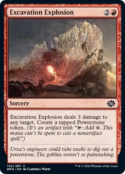 Excavation Explosion (The Brothers' War) Near Mint Foil