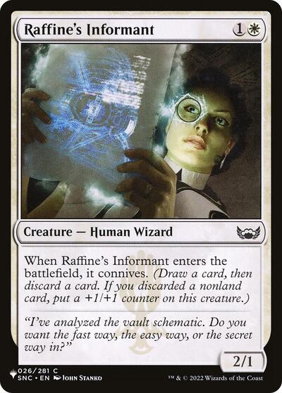 Raffine's Informant (The List) Near Mint