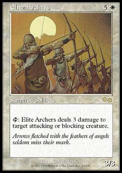 Elite Archers (Urza's Saga) Light Play