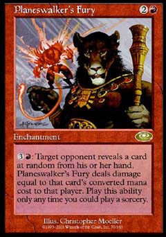 Planeswalker's Fury (Planeshift) Light Play