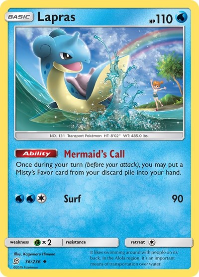Lapras (SM - Unified Minds) Near Mint