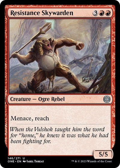 Resistance Skywarden (Phyrexia: All Will Be One) Near Mint Foil