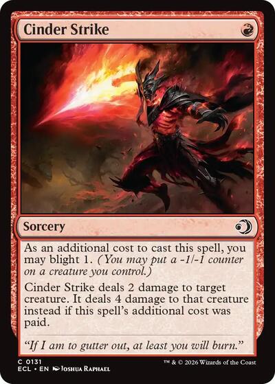 Cinder Strike (Lorwyn Eclipsed) Near Mint