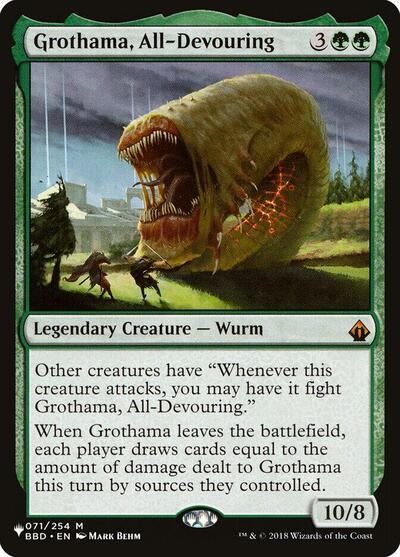 Grothama, All-Devouring (The List) Near Mint