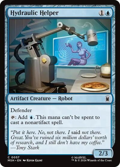Hydraulic Helper (Marvel Super Heroes) Near Mint Foil