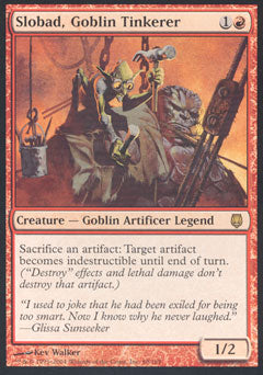 Slobad, Goblin Tinkerer (Darksteel) Light Play