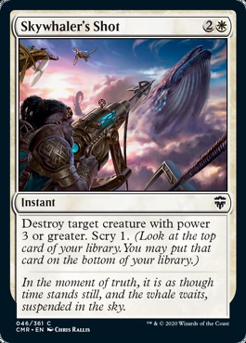 Skywhaler's Shot (Commander Legends) Light Play Foil