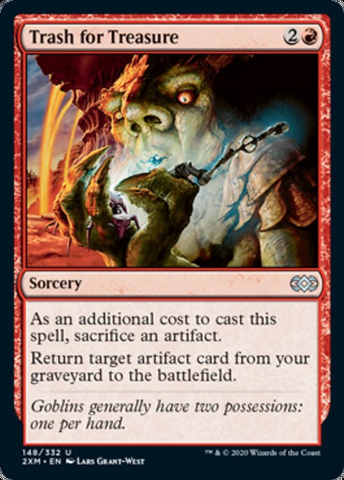 Trash for Treasure (Double Masters) Light Play