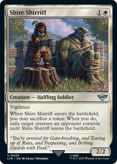 Shire Shirriff (Universes Beyond: The Lord of the Rings: Tales of Middle-earth) Near Mint Foil