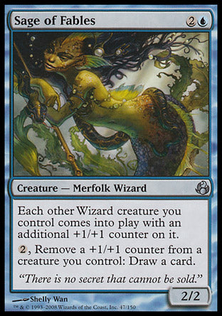 Sage of Fables (Morningtide) Light Play Foil