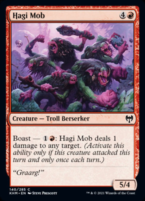Hagi Mob (Kaldheim) Near Mint Foil