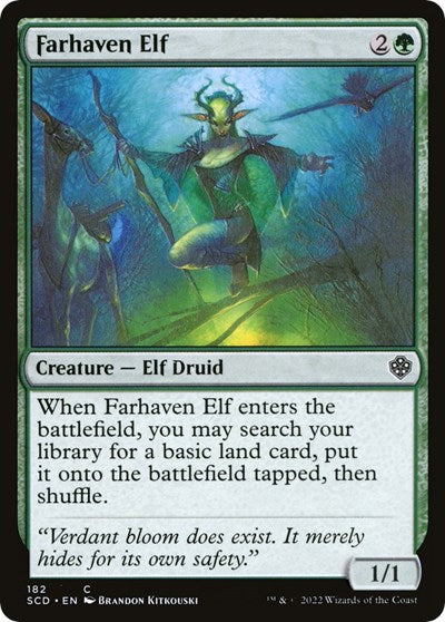 Farhaven Elf (Commander 2022 Starter Decks) Light Play
