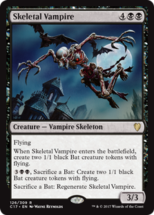 Skeletal Vampire (Commander 2017) Light Play