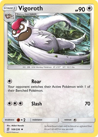 Vigoroth (SM - Unified Minds) Near Mint Reverse Holofoil