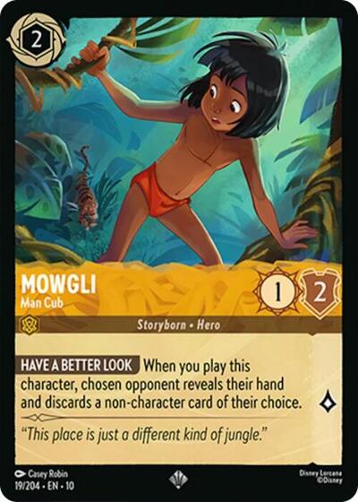 Mowgli - Man Cub (Whispers in the Well) Near Mint Cold Foil
