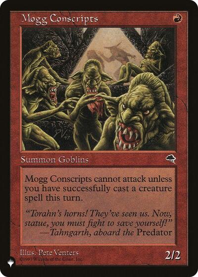 Mogg Conscripts (The List) Near Mint
