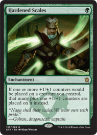 Hardened Scales (Khans of Tarkir) Light Play