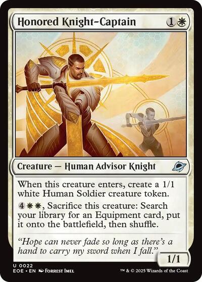 Honored Knight-Captain (Edge of Eternities) Near Mint