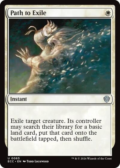 Path to Exile (Commander: Lorwyn Eclipsed) Near Mint