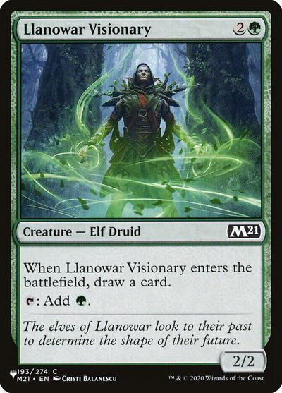Llanowar Visionary (The List) Near Mint
