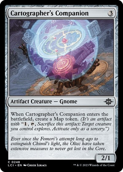 Cartographer's Companion (The Lost Caverns of Ixalan) Light Play Foil