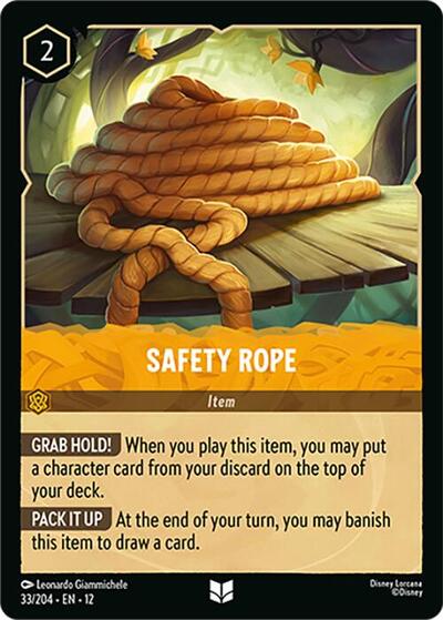 Safety Rope (Wilds Unknown) Near Mint