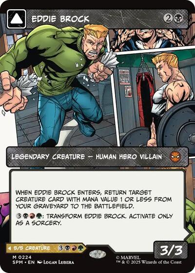 Eddie Brock (0224) (Borderless) (Marvel's Spider-Man) Near Mint
