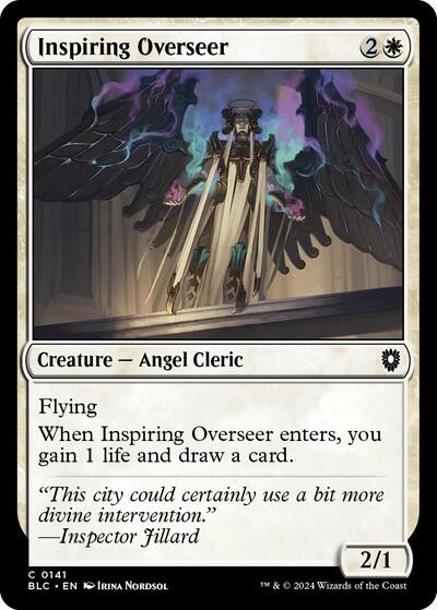 Inspiring Overseer (Commander: Bloomburrow) Light Play