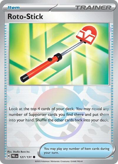 Roto-Stick (Poke Ball Pattern) (SV: Prismatic Evolutions) Near Mint Holofoil