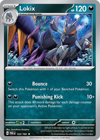 Lokix (Scarlet and Violet: Paradox Rift) Near Mint Reverse Holofoil