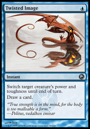 Twisted Image (Scars of Mirrodin) Light Play