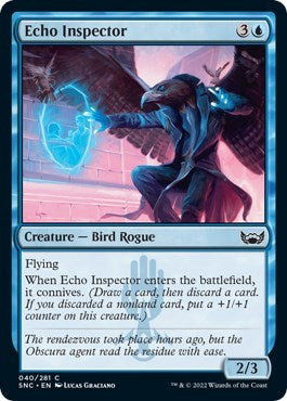 Echo Inspector (Streets of New Capenna) Light Play Foil