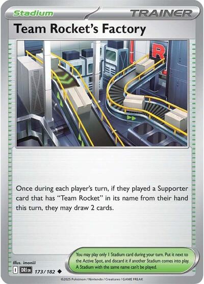 Team Rocket's Factory (SV10: Destined Rivals) Near Mint Reverse Holofoil