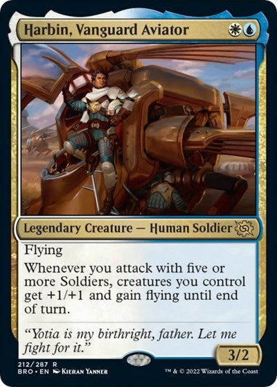 Harbin, Vanguard Aviator (The Brothers' War) Near Mint Foil