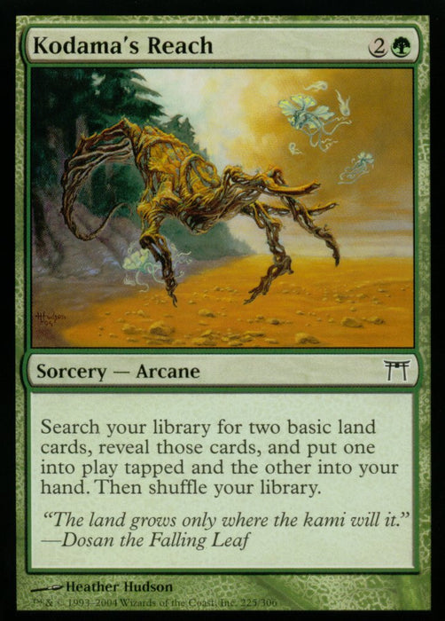 Kodama's Reach (Champions of Kamigawa) Light Play