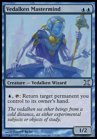 Vedalken Mastermind (10th Edition) Light Play