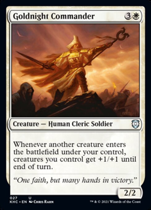 Goldnight Commander (Commander 2021 Kaldheim) Light Play
